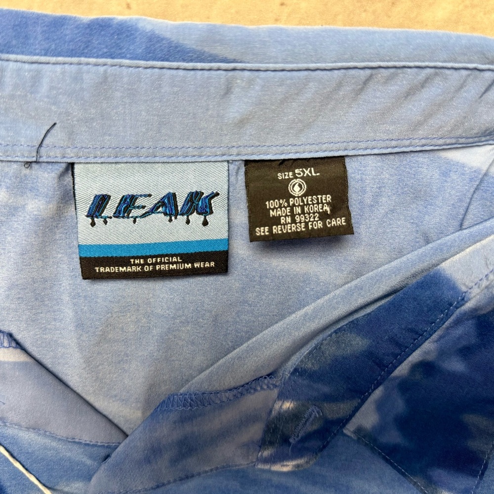 Men's Blue Casual Button Down Shirt